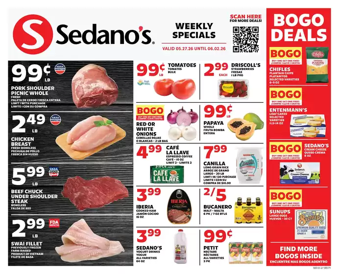 Sedano's catalogue in Miami FL | Sedano's weekly ad | 2026-05-27T00:00:00.000Z - 2026-06-02T00:00:00.000Z
