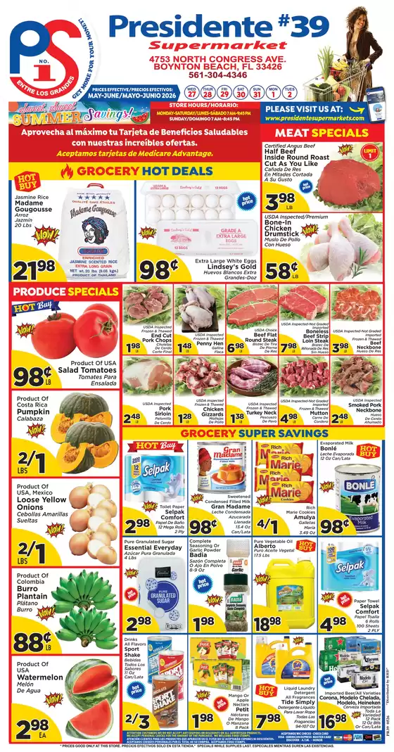 Presidente catalogue | New offers to discover | 2026-05-27T00:00:00.000Z - 2026-06-02T00:00:00.000Z