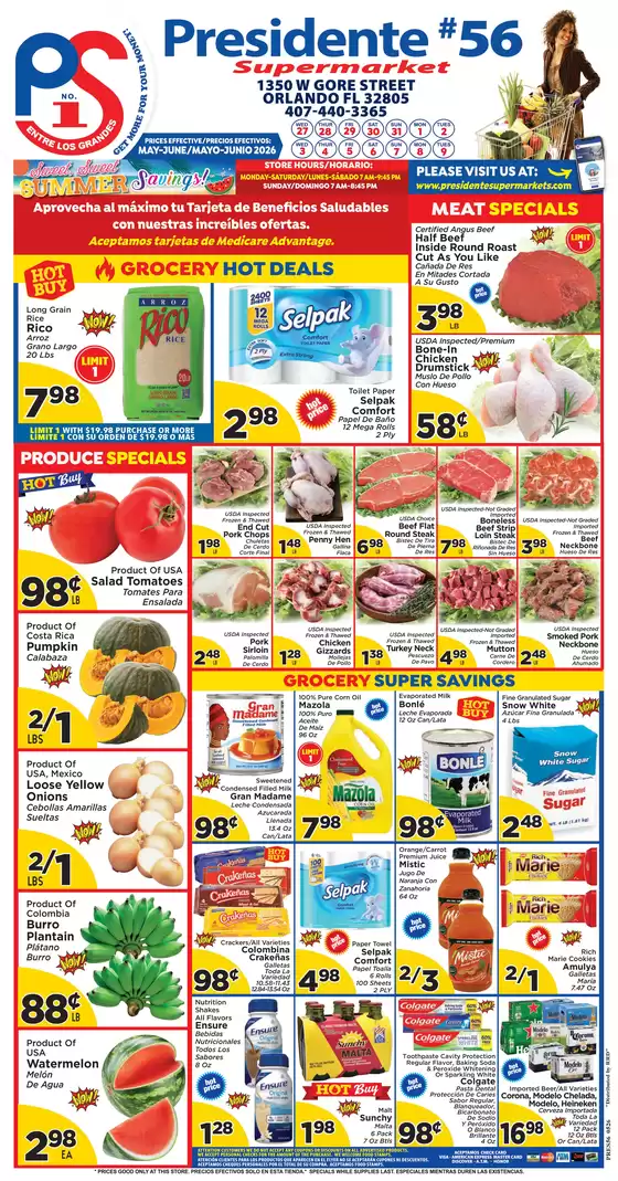 Presidente catalogue | Our best deals for you | 2026-05-01T00:00:00.000Z - 2026-06-30T00:00:00.000Z