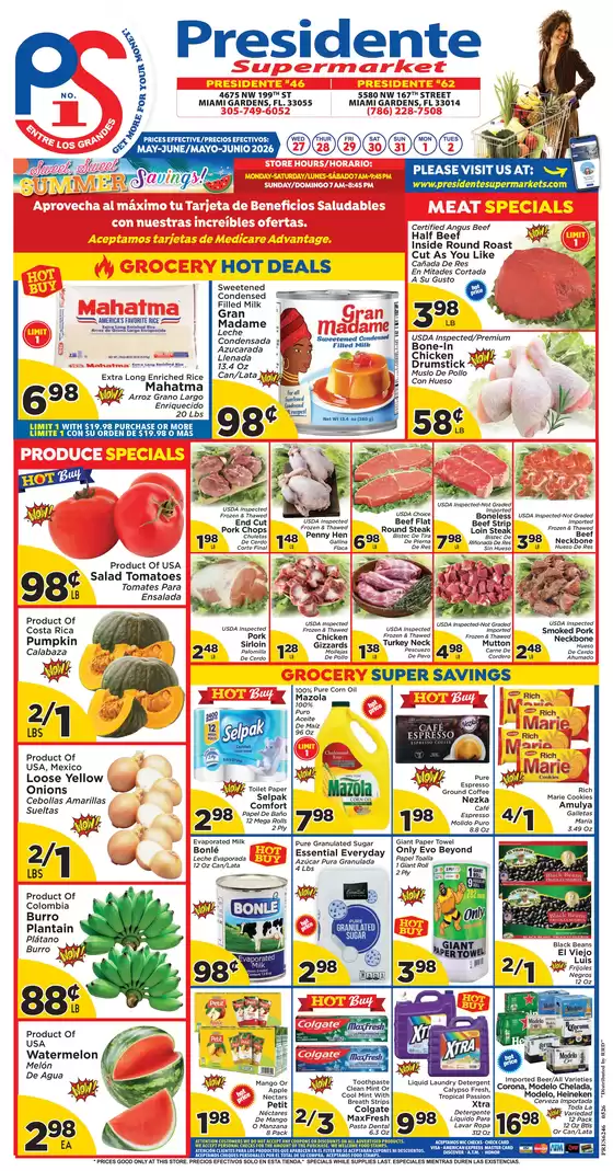 Presidente catalogue | Top offers for all bargain hunters | 2026-05-01T00:00:00.000Z - 2026-06-30T00:00:00.000Z