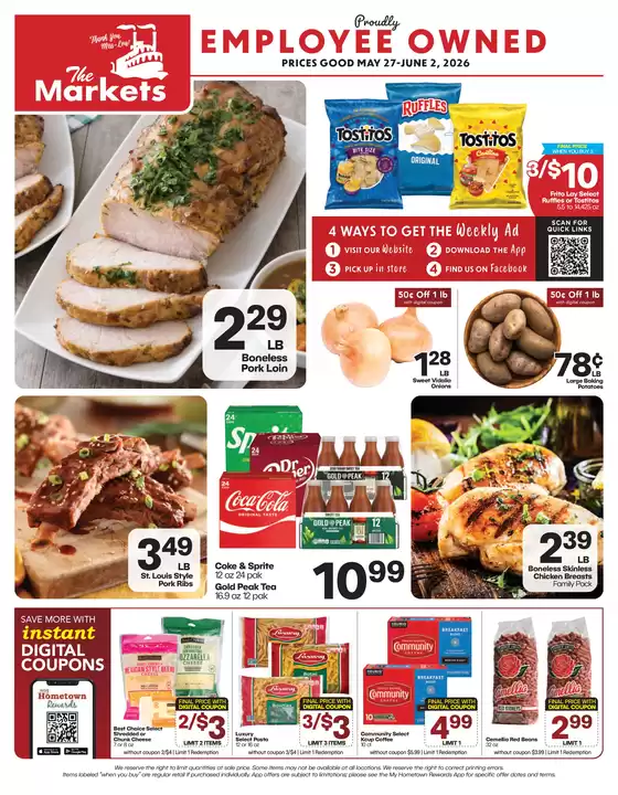 The Markets catalogue | The Markets weekly ad | 2026-05-27T00:00:00.000Z - 2026-06-02T00:00:00.000Z