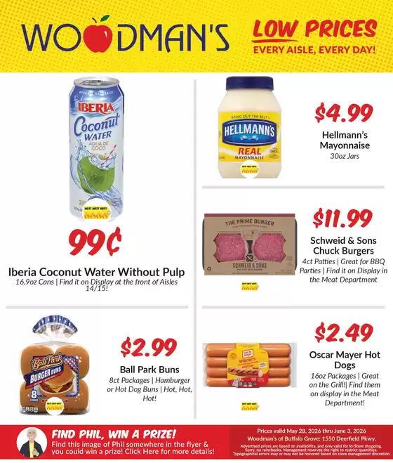 Woodman's catalogue | Exclusive deals and bargains | 2026-05-28T00:00:00.000Z - 2026-06-03T00:00:00.000Z