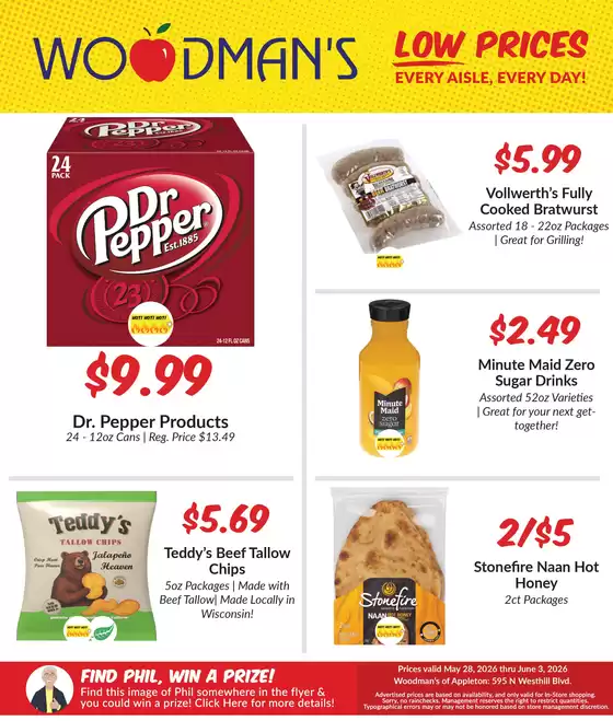 Woodman's catalogue | Top offers for all bargain hunters | 2026-05-28T00:00:00.000Z - 2026-06-03T00:00:00.000Z