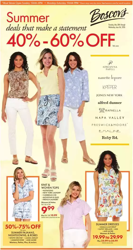 Boscov's catalogue | Weekly Ads Boscov's | 2026-05-28T00:00:00.000Z - 2026-06-03T00:00:00.000Z