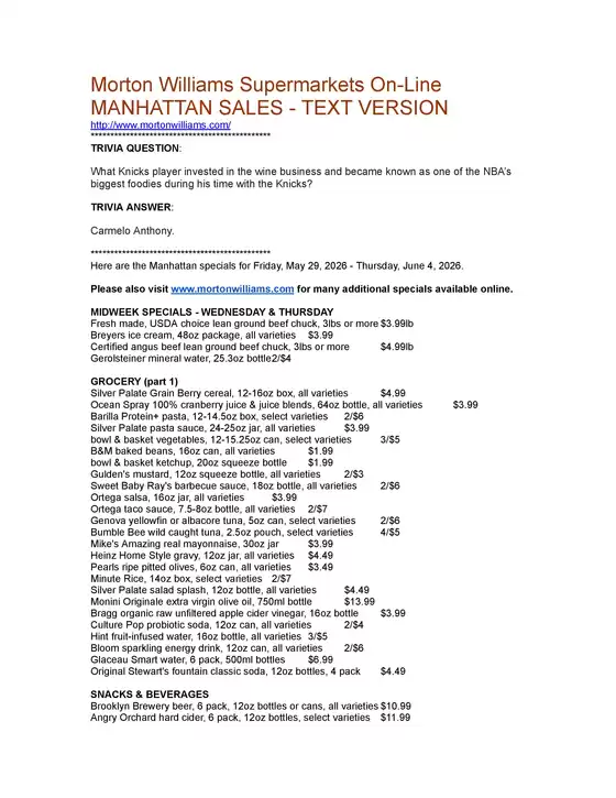 Morton Williams catalogue | Current bargains and offers | 2026-05-29T00:00:00.000Z - 2026-06-04T00:00:00.000Z