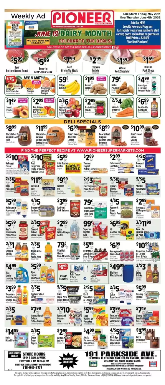 Pioneer Supermarkets catalogue | Exclusive deals for our customers | 2026-05-29T00:00:00.000Z - 2026-06-04T00:00:00.000Z