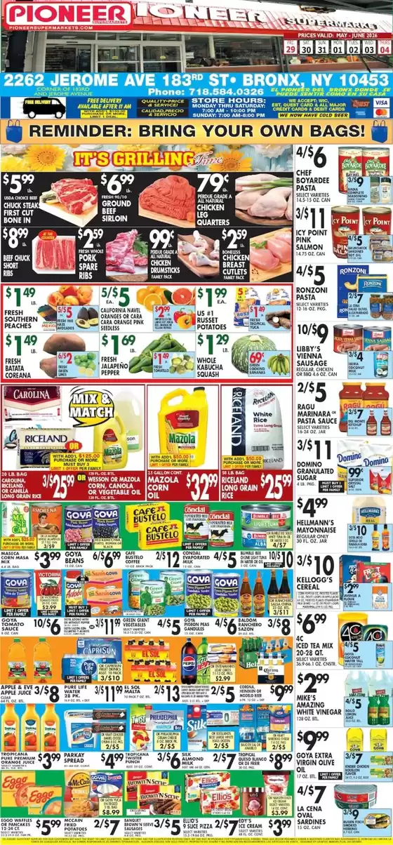 Pioneer Supermarkets catalogue | Top offers for all bargain hunters | 2026-05-29T00:00:00.000Z - 2026-06-04T00:00:00.000Z