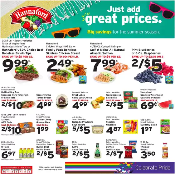 Hannaford catalogue | Great offer for bargain hunters | 2026-05-31T00:00:00.000Z - 2026-06-06T00:00:00.000Z