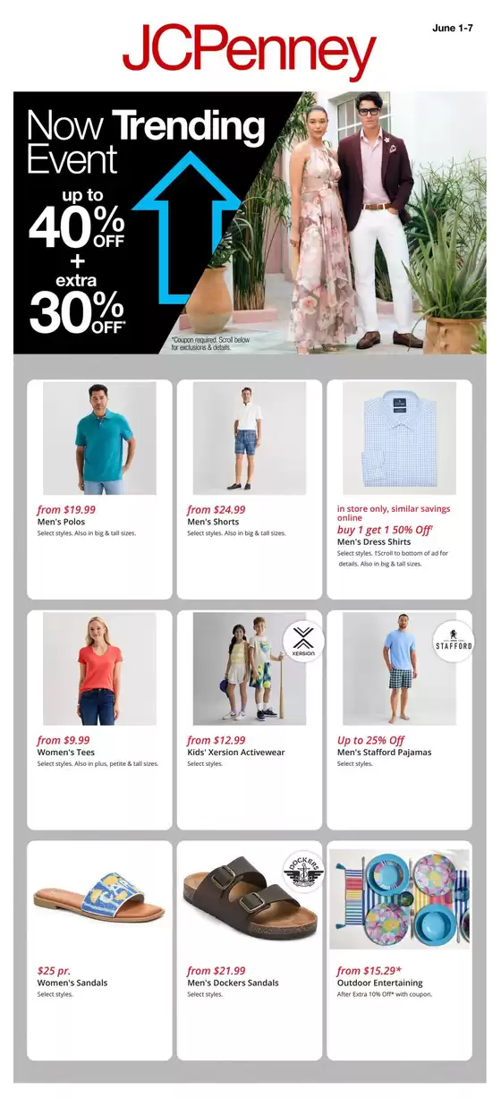 JC Penney catalogue in Dalworthington Gardens TX | Store Ads | 2026-06-01T00:00:00.000Z - 2026-06-07T00:00:00.000Z
