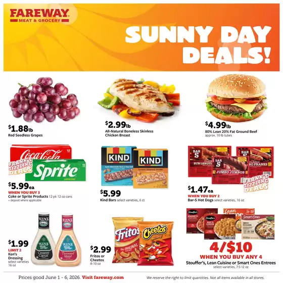 Fareway catalogue | Top deals for all customers | 2026-06-01T00:00:00.000Z - 2026-06-06T00:00:00.000Z