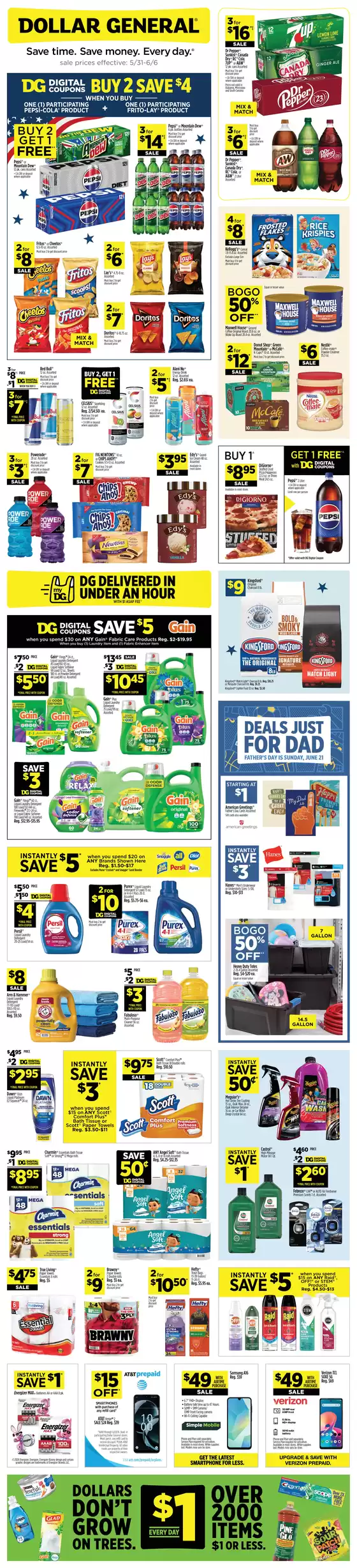 Dollar General catalogue in Fort Myers FL | Exclusive deals and bargains | 2026-05-31T00:00:00.000Z - 2026-06-06T00:00:00.000Z