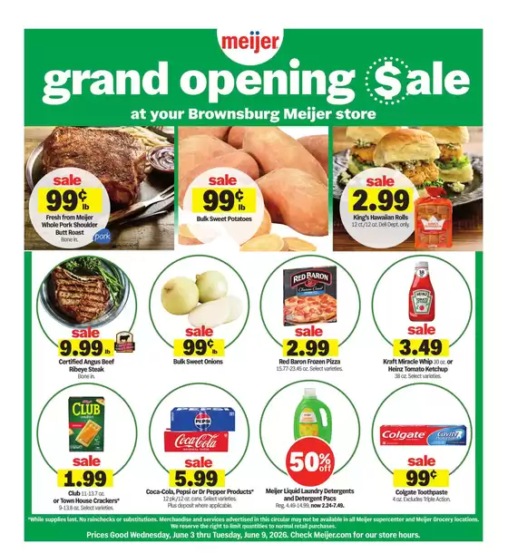 Meijer catalogue | grand opening sale | 2026-06-03T00:00:00.000Z - 2026-06-09T00:00:00.000Z