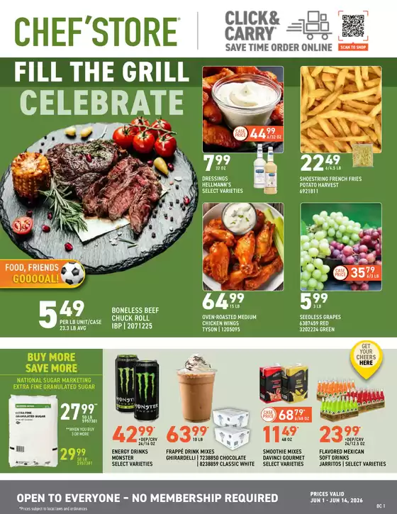 Chef'Store catalogue in Middleton ID | Discounts and promotions | 2026-06-01T00:00:00.000Z - 2026-06-14T00:00:00.000Z