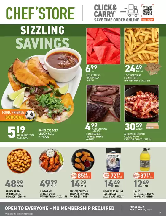 Chef'Store catalogue in Oklahoma City OK | Offers for bargain hunters | 2026-06-01T00:00:00.000Z - 2026-06-14T00:00:00.000Z