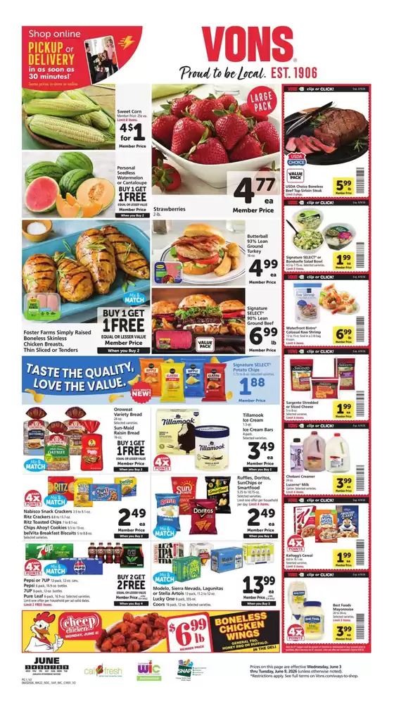 Vons catalogue | Weekly Ad - Norcal | 2026-06-03T00:00:00.000Z - 2026-06-09T00:00:00.000Z