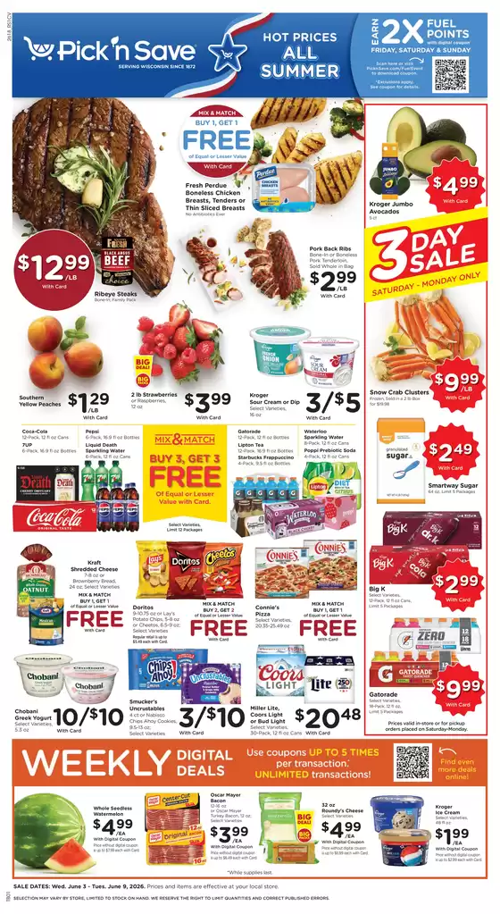 Pick'n Save catalogue | Top deals for all customers | 2026-06-03T00:00:00.000Z - 2026-06-09T00:00:00.000Z