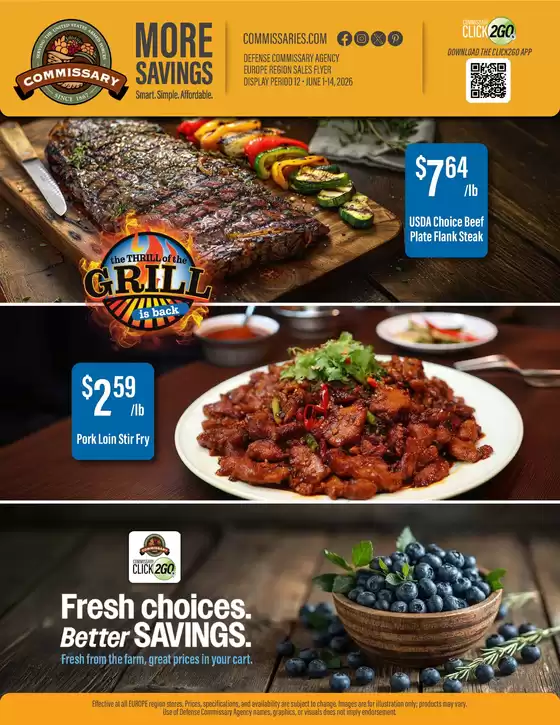 Commissary catalogue | New offers to discover | 2026-06-01T00:00:00.000Z - 2026-06-14T00:00:00.000Z