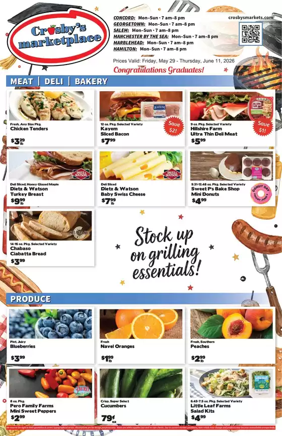 Crosby's Marketplace  catalogue | Catalog Crosby's Marketplace | 2026-05-29T00:00:00.000Z - 2026-06-11T00:00:00.000Z