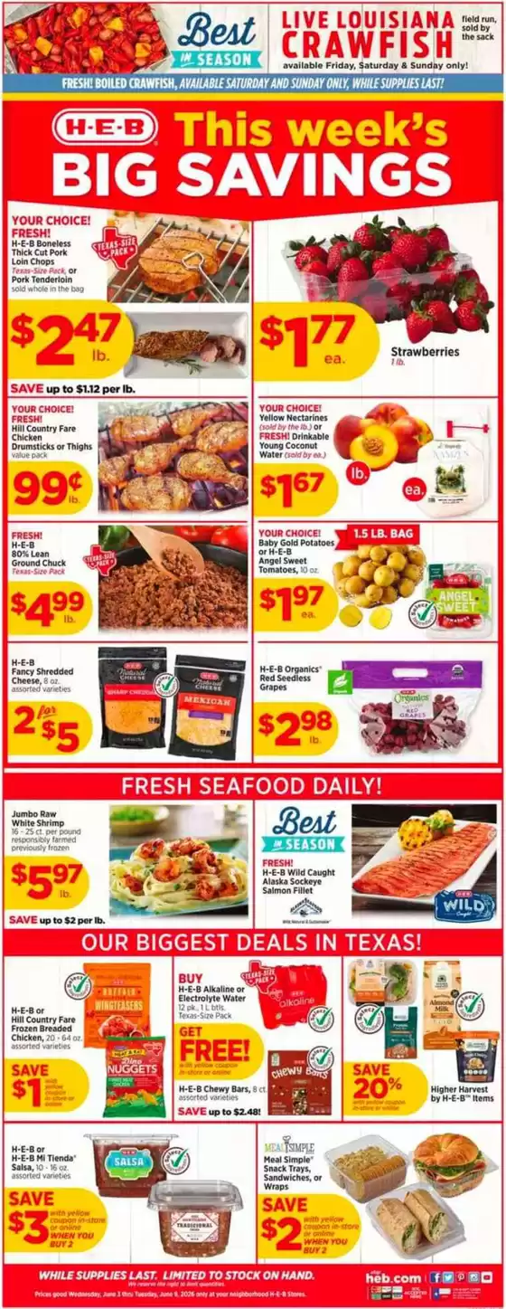 H-E-B catalogue | Weekly Ads H-E-B | 2026-06-03T00:00:00.000Z - 2026-06-09T00:00:00.000Z