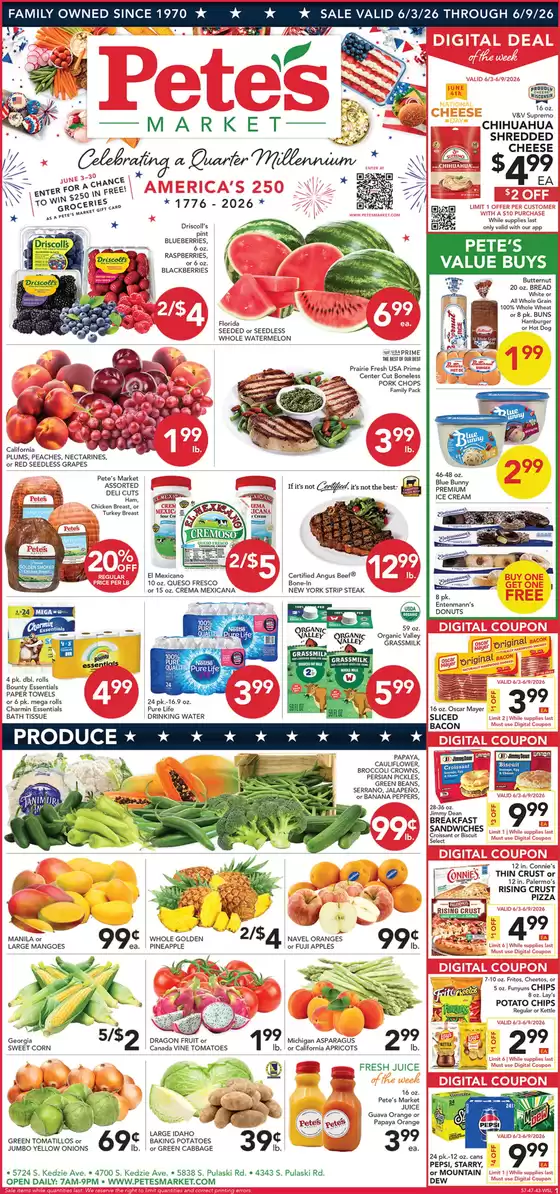 Pete's Fresh Market catalogue | Pete's Fresh Market weekly ad | 2026-06-03T00:00:00.000Z - 2026-06-09T00:00:00.000Z