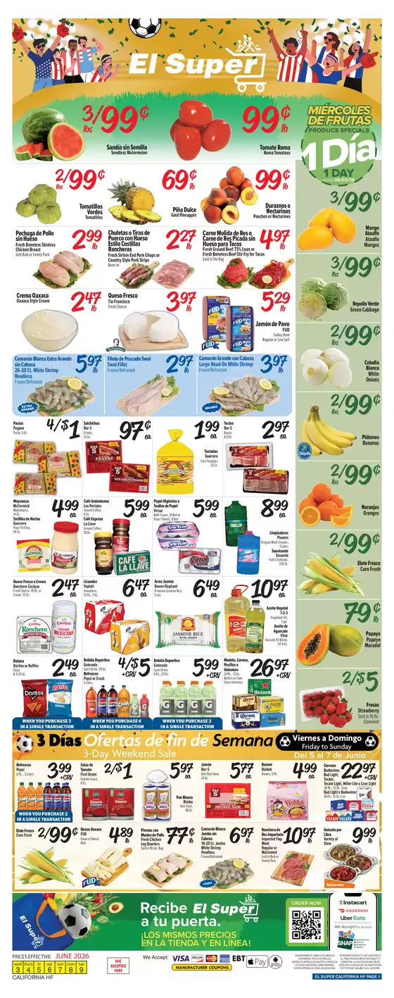 El Super catalogue | Great discounts on selected products | 2026-06-03T00:00:00.000Z - 2026-06-09T00:00:00.000Z