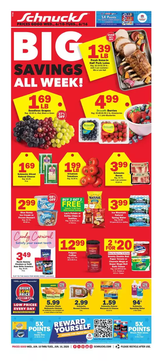 Schnucks catalogue | Top deals and discounts | 2026-06-10T00:00:00.000Z - 2026-06-16T00:00:00.000Z