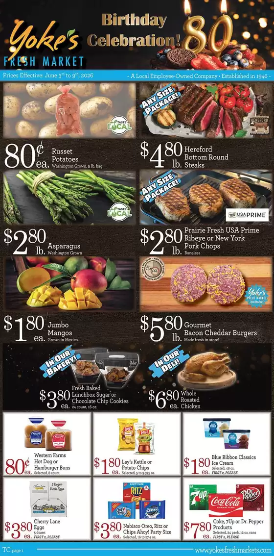 Yoke's Fresh Market  catalogue | Current deals and offers | 2026-06-03T00:00:00.000Z - 2026-06-09T00:00:00.000Z