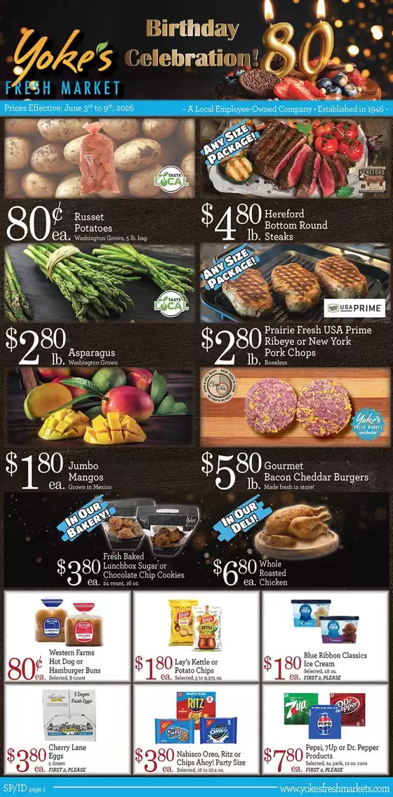 Yoke's Fresh Market  catalogue | Yoke's Fresh Market Weekly Ad | 2026-06-03T00:00:00.000Z - 2026-06-09T00:00:00.000Z