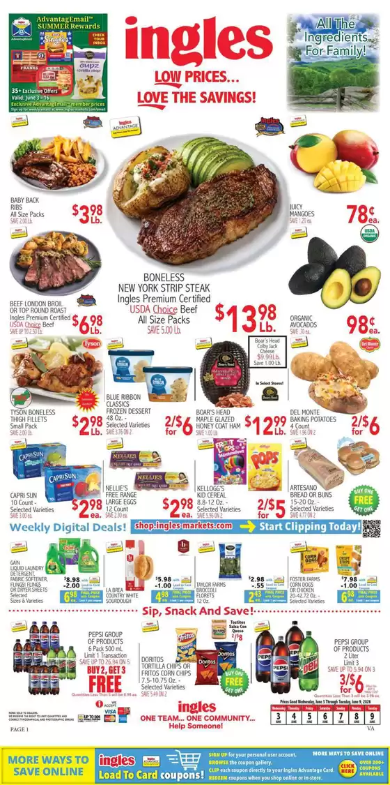 Ingles Markets catalogue | Discover attractive offers | 2026-06-03T00:00:00.000Z - 2026-06-09T00:00:00.000Z