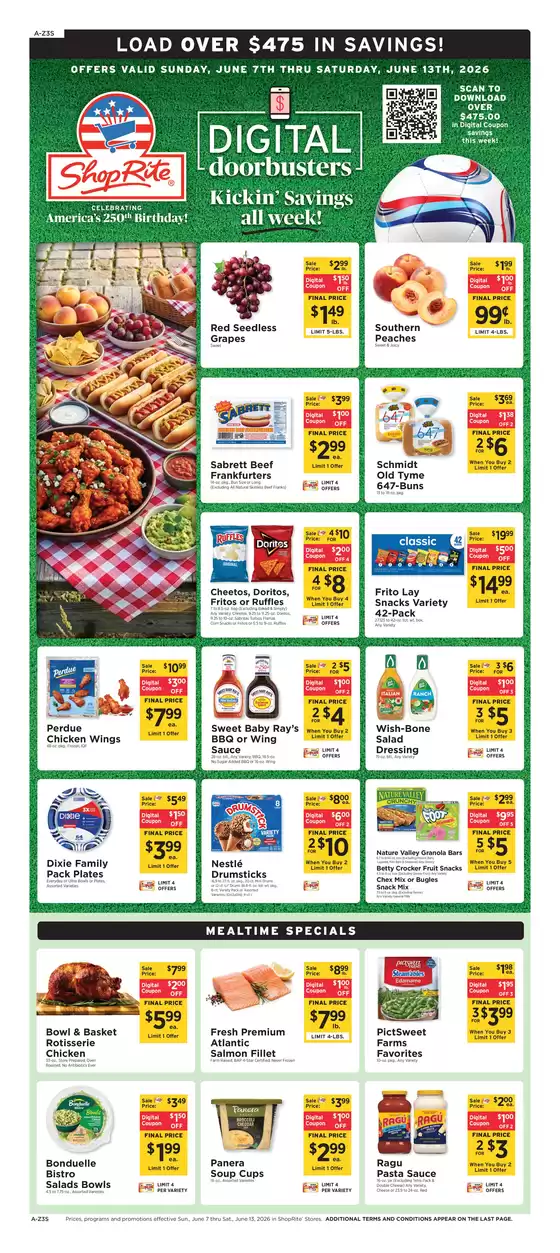 ShopRite catalogue in Longmeadow MA | Great offer for bargain hunters | 2026-06-04T00:00:00.000Z - 2026-06-13T00:00:00.000Z