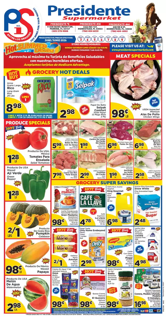 Presidente catalogue | Save now with our deals | 2026-06-01T00:00:00.000Z - 2026-06-30T00:00:00.000Z