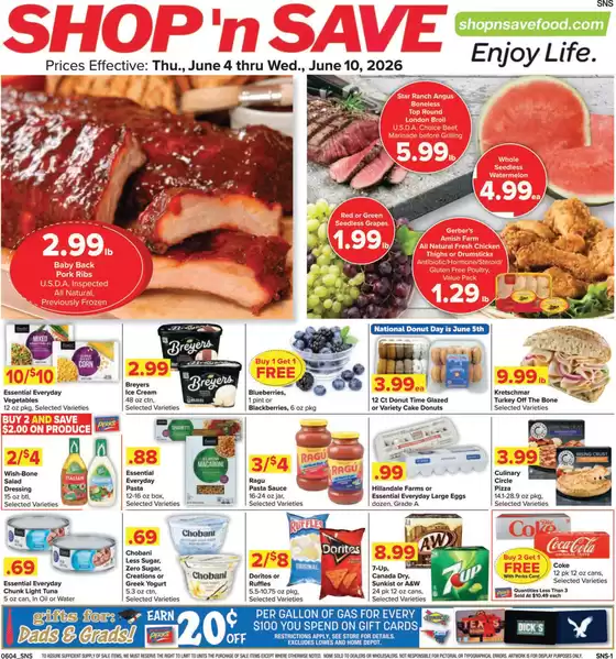Shop 'n Save catalogue | Shop 'n Save Weekly ad | 2026-06-04T00:00:00.000Z - 2026-06-10T00:00:00.000Z