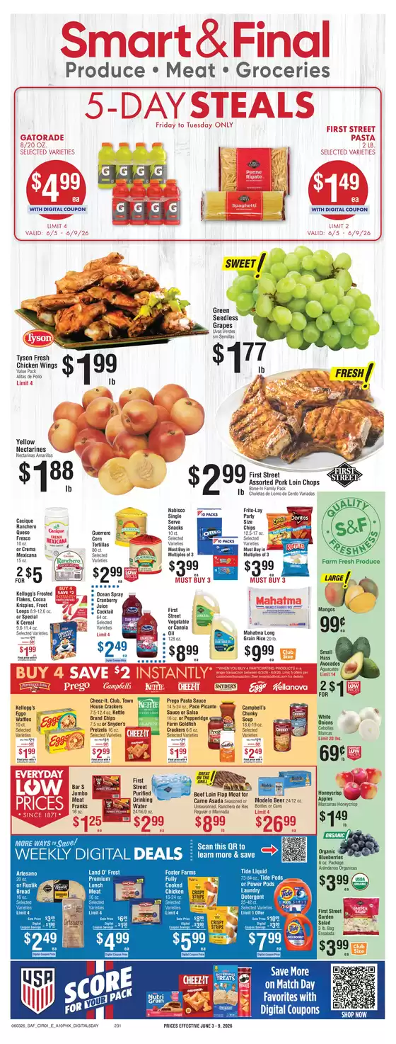 Smart & Final catalogue | Current deals and offers | 2026-06-05T00:00:00.000Z - 2026-06-09T00:00:00.000Z