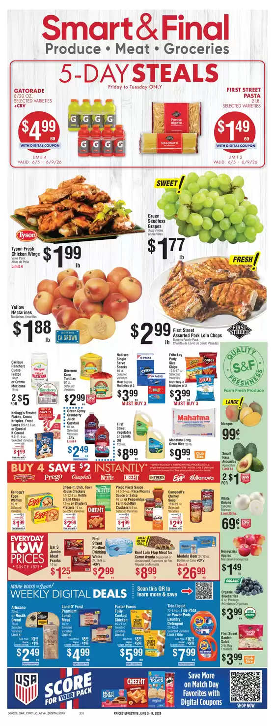 Smart & Final catalogue | Discover attractive offers | 2026-06-05T00:00:00.000Z - 2026-06-09T00:00:00.000Z