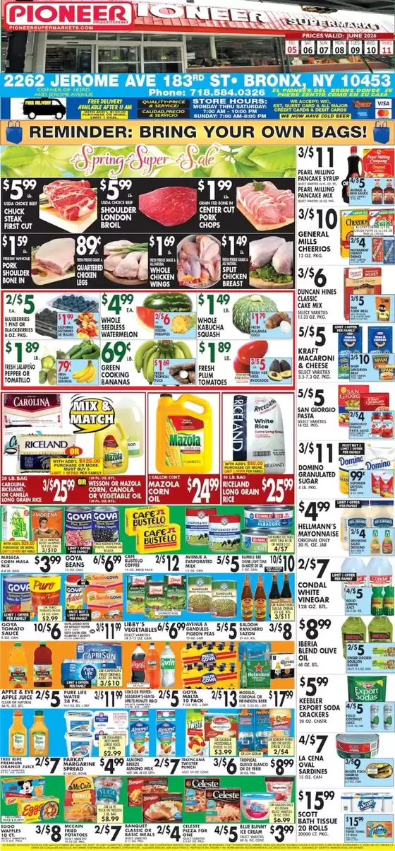 Pioneer Supermarkets catalogue | Our best deals for you | 2026-06-05T00:00:00.000Z - 2026-06-11T00:00:00.000Z