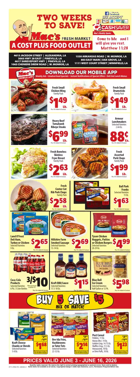Mac's Market catalogue | Current deals and offers | 2026-06-03T00:00:00.000Z - 2026-06-16T00:00:00.000Z