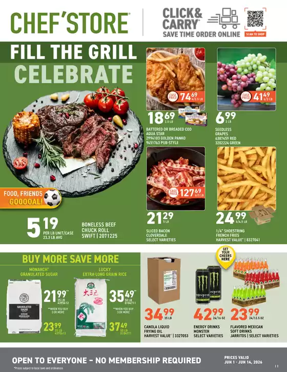 Chef'Store catalogue | Exclusive deals and bargains | 2026-06-01T00:00:00.000Z - 2026-06-14T00:00:00.000Z