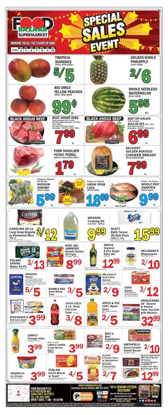 Food Bazaar catalogue | Top offers for all bargain hunters | 2026-06-04T00:00:00.000Z - 2026-06-10T00:00:00.000Z
