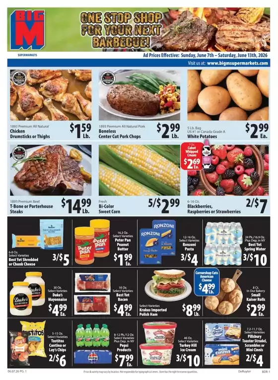 BigM Supermarkets catalogue | Great discounts on selected products | 2026-06-07T00:00:00.000Z - 2026-06-13T00:00:00.000Z