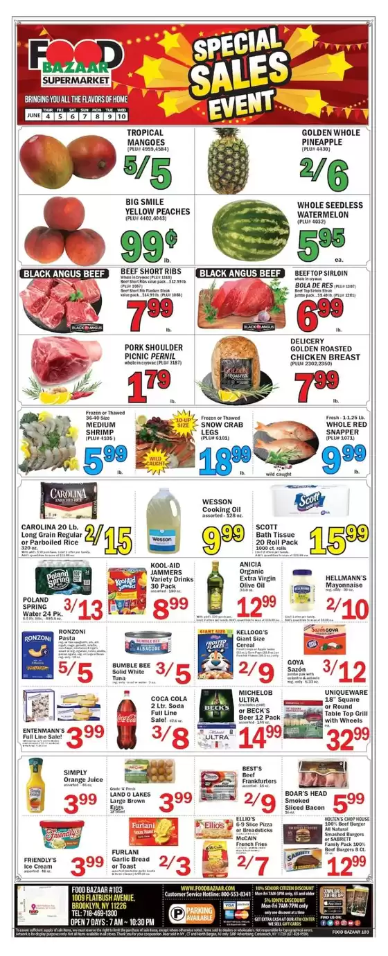 Food Bazaar catalogue | Top offers for all bargain hunters | 2026-06-04T00:00:00.000Z - 2026-06-10T00:00:00.000Z