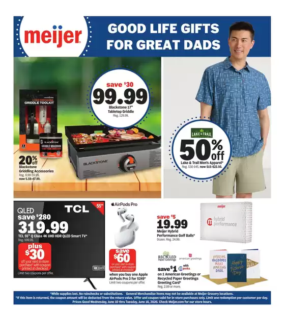 Meijer catalogue | Top offers for smart savers | 2026-06-10T00:00:00.000Z - 2026-06-16T00:00:00.000Z