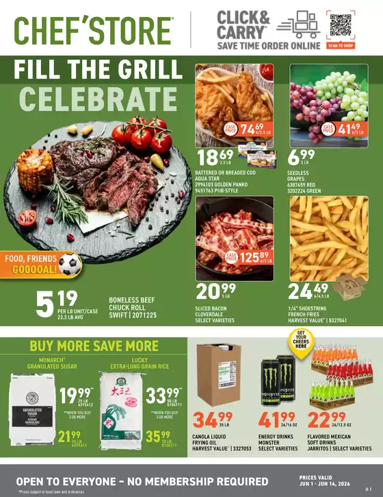 Chef'Store catalogue | Exclusive deals and bargains | 2026-06-01T00:00:00.000Z - 2026-06-14T00:00:00.000Z