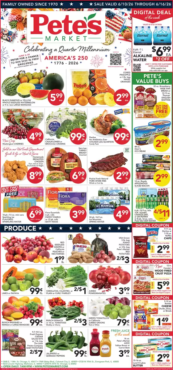 Pete's Fresh Market catalogue | Wide range of offers | 2026-06-10T00:00:00.000Z - 2026-06-16T00:00:00.000Z