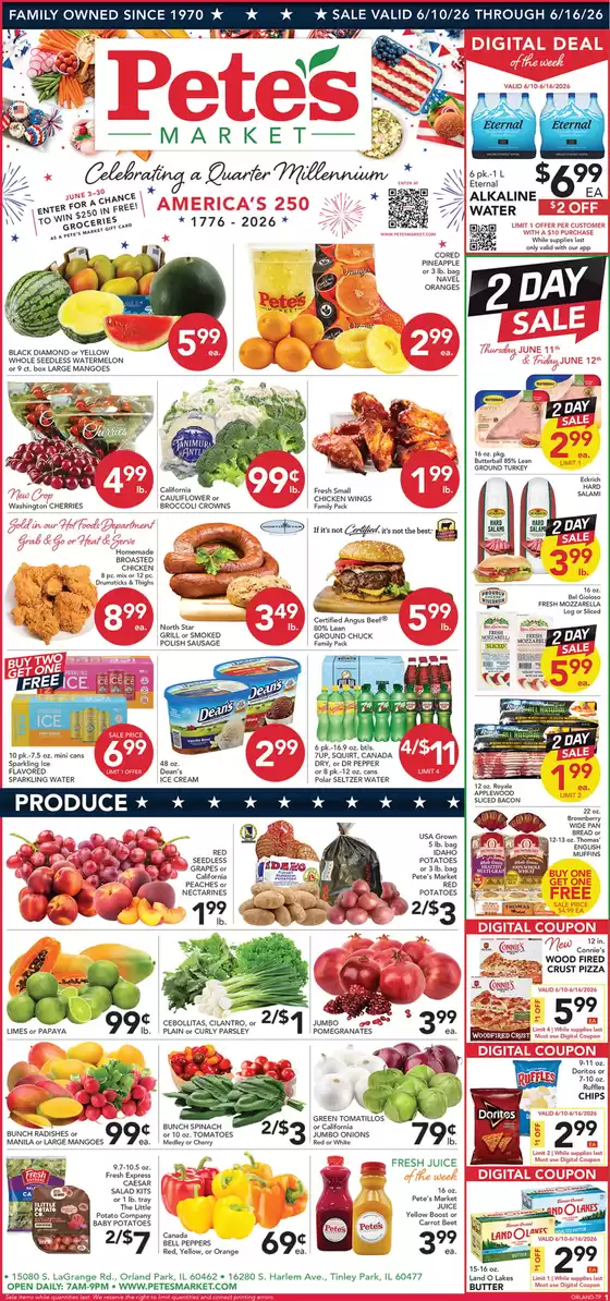 Pete's Fresh Market catalogue | Discounts and promotions | 2026-06-10T00:00:00.000Z - 2026-06-16T00:00:00.000Z
