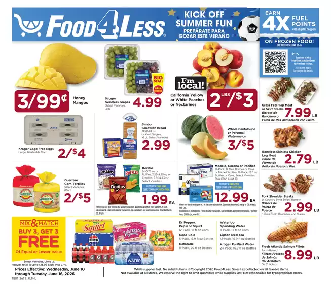 Food 4 Less catalogue | Wide range of offers | 2026-06-10T00:00:00.000Z - 2026-06-16T00:00:00.000Z