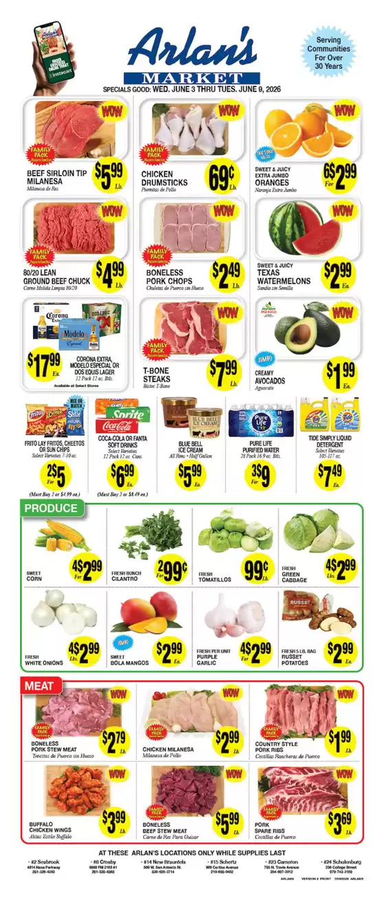 Arlan's Market catalogue | Arlan's Market weekly ad | 2026-06-03T00:00:00.000Z - 2026-06-09T00:00:00.000Z