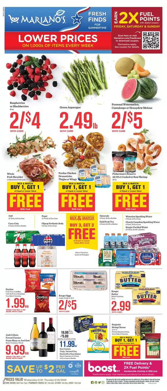 Mariano's catalogue | Weekly Ad | 2026-06-10T00:00:00.000Z - 2026-06-16T00:00:00.000Z