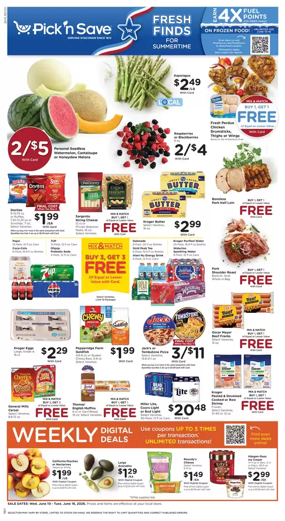Pick'n Save catalogue | Exclusive deals and bargains | 2026-06-10T00:00:00.000Z - 2026-06-16T00:00:00.000Z