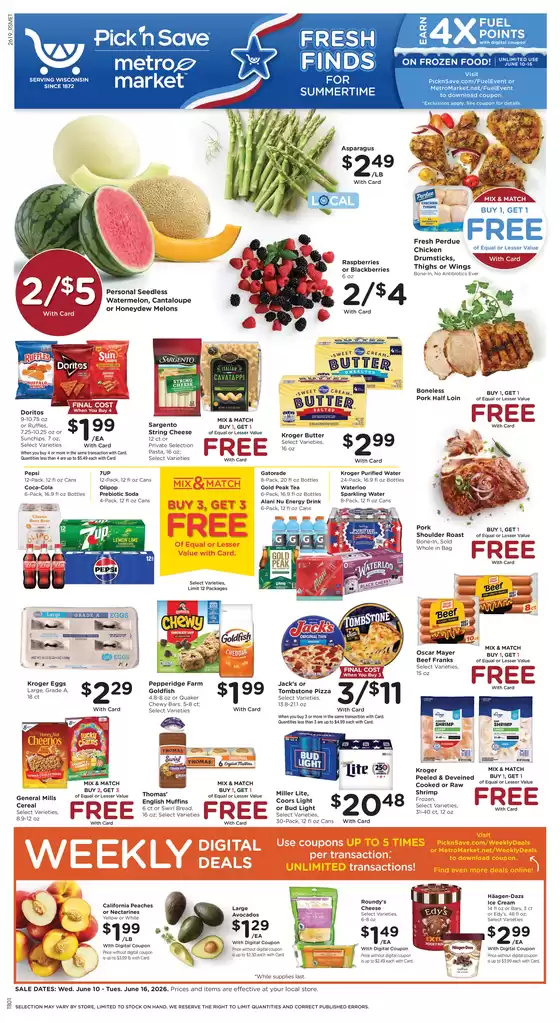 Pick'n Save catalogue | Weekly Ad | 2026-06-10T00:00:00.000Z - 2026-06-16T00:00:00.000Z
