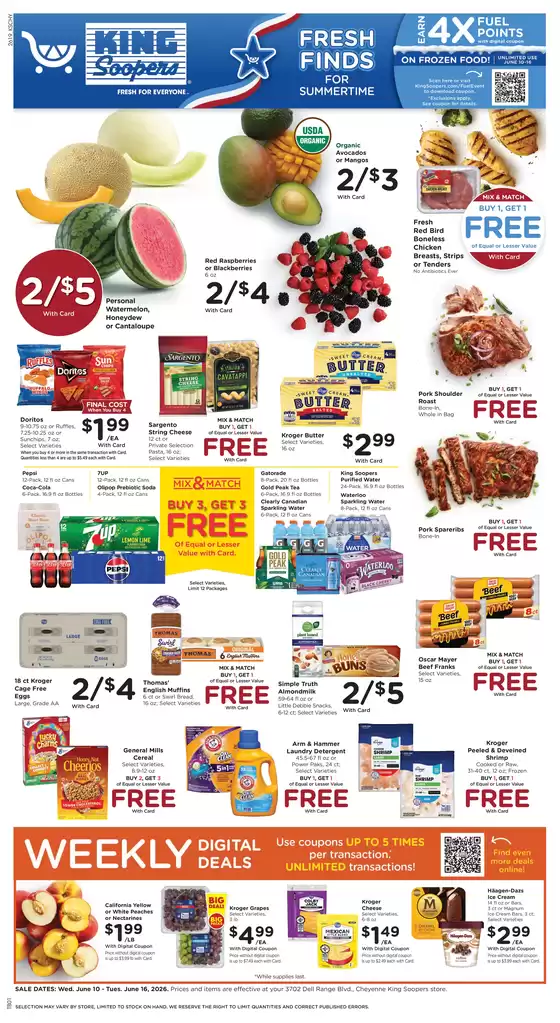 King Soopers catalogue | Exclusive bargains | 2026-06-10T00:00:00.000Z - 2026-06-16T00:00:00.000Z